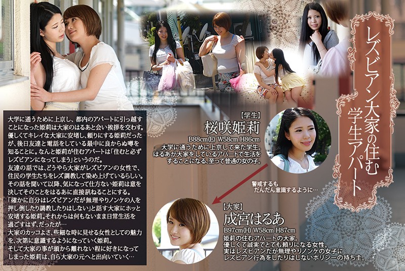 【FANZAオリジナル動画】レズビアン大家の住む学生アパート 桜咲姫莉 成宮はるあの画像 024